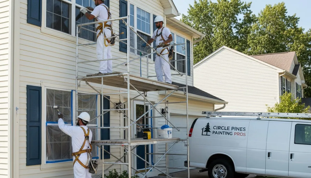 Painting contractor team in Minneapolis, MN providing professional interior and exterior painting services