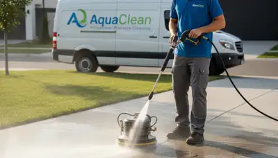 Concrete pressure cleaning service in Minneapolis, MN for driveways and walkways
