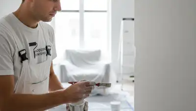 Minneapolis Paint Pros repairing home trim paint touch-ups in Minneapolis, MN