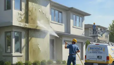 Pressure cleaning service in Minneapolis, MN removing grime from exterior siding and surfaces