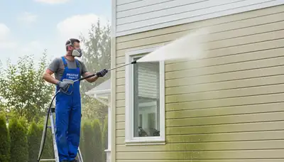 Vinyl siding pressure cleaning in Minneapolis, MN to remove grime and winter buildup