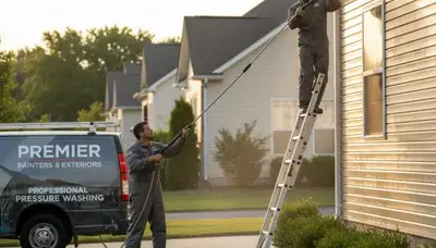 Vinyl siding pressure cleaning in Minneapolis, MN removes grime and winter buildup for curb appeal